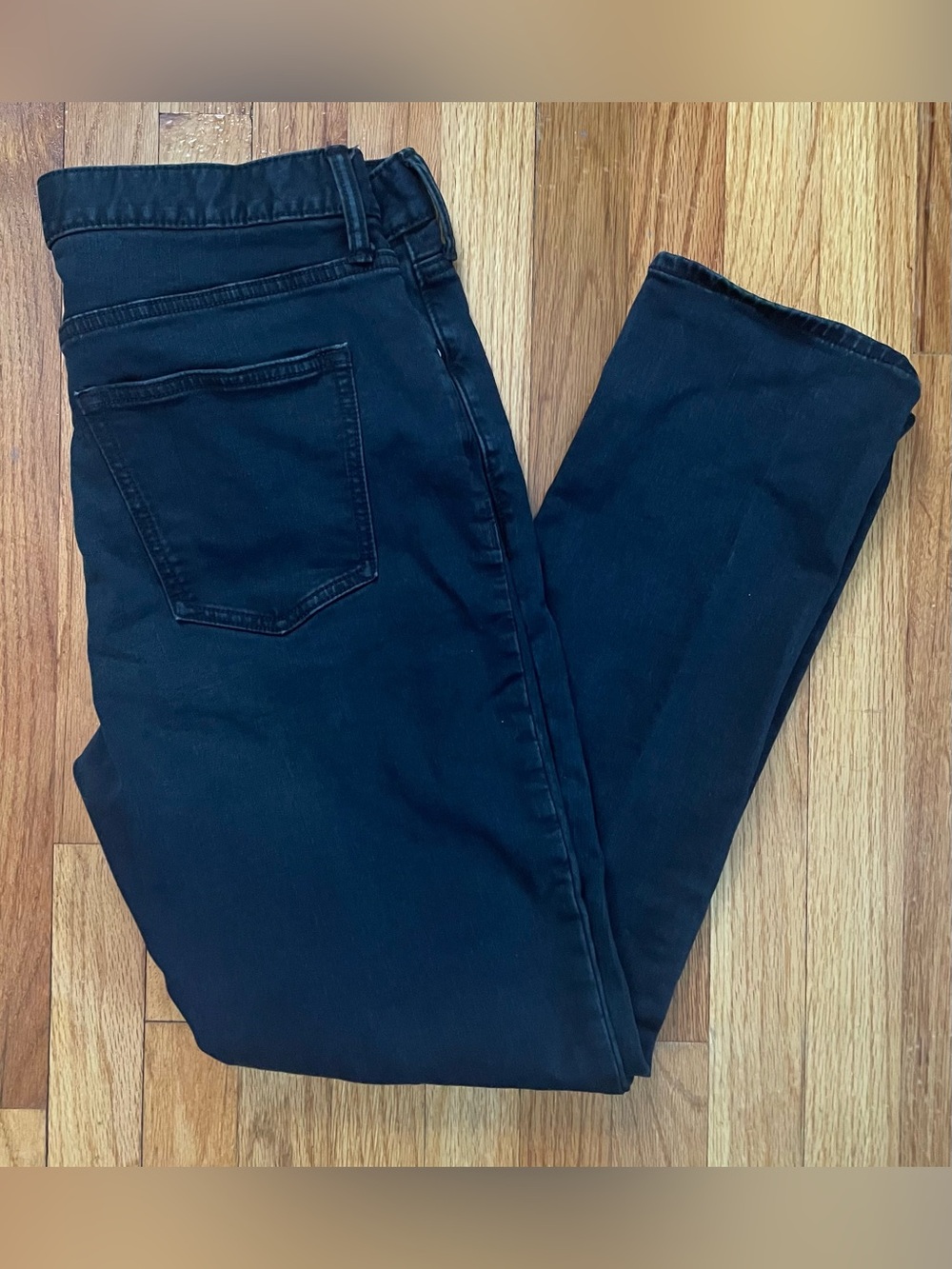 Old Navy Black Denim Five Pocket Slim Fit Jeans Men’s 34x30